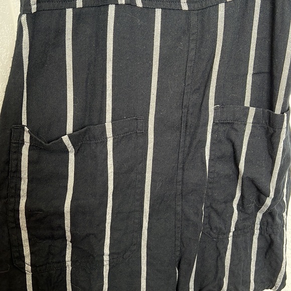 Billabong Black and White Striped Romper - Picture 2 of 5